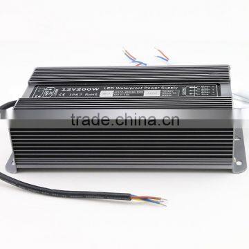 Hot Sale High Power 200W 12V 16.6A Output Waterproof Led Switch Power Supply With Aluminium Shell photo-3