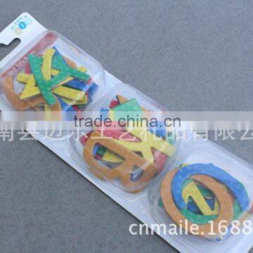 Eco-friendly DIY Adhesive Golden Glitter Letter Sticker