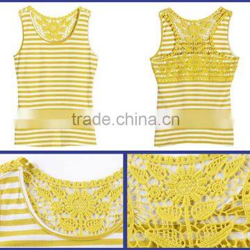 New Design Striped Morning Womens Tank Top In Bulk photo-5