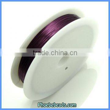 Wholesale 0.3mm Purple Nylon Coated Beading Wire JTW-C009