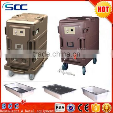 Ceramic heater food cart food warming service in catering PU insulation box                        
                                                Quality Choice