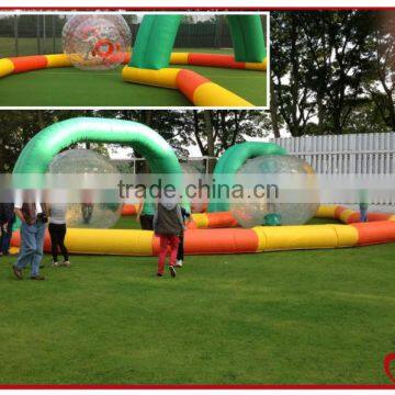 inflatable zorb ball track, inflatable zorb tracing track