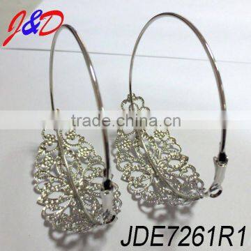 Fancy hoop earrings for young girls