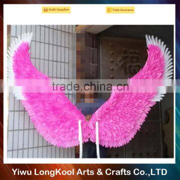 Factory Direct Sale Sext Pink Large Feather Angel Wings for Sale photo-2