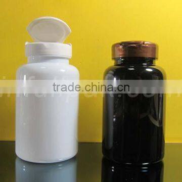 150ml, 250ml Amber Capsule Bottle with Flip top cap