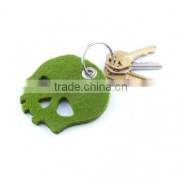 round letter shape felt keychain felt craft gift