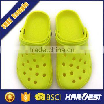 wholesale china custom women clog,yellow clog