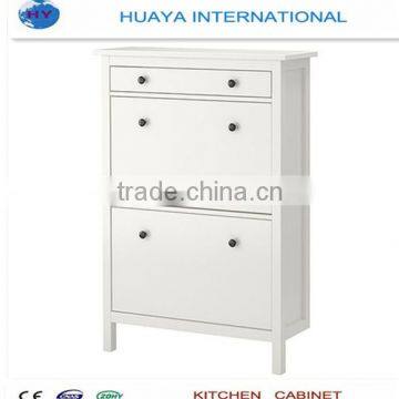 modern white small shoe cabinet design