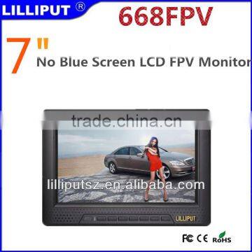 NO Blue Screen 7 inch FPV Monitor Built-in Battery 2200mAh