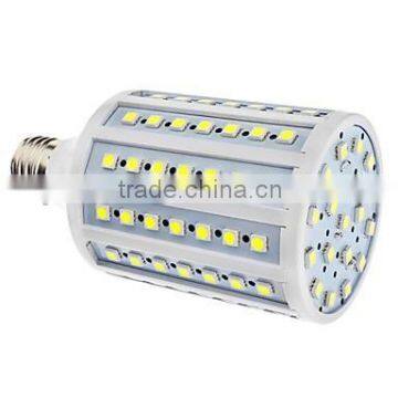 E27 18W 102x5050SMD 1500-1600LM 6000-6500K Natural White Light LED Corn Bulb (110/220V)