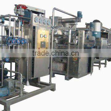 lollipop forming depositing whole line hard candy machine