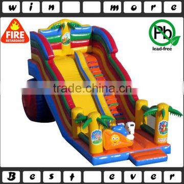 hot sale giant commercial used outdoor inflatable slide prices, kids animal toy playground for sale