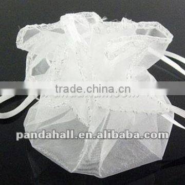 White Organza Candy Bags for Packaging(OP002Y-1)