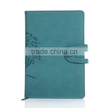 Big capacity for file soft PU leather notebook