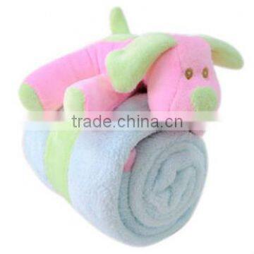 plush animal pillow blanket/kids animal blankets/plush animal baby blanket