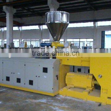 PVC profile extrusion line