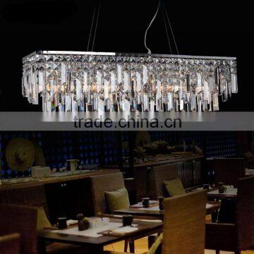 Contempary Pendant Lighting Retangular Beads Chandelier Crystal 71090