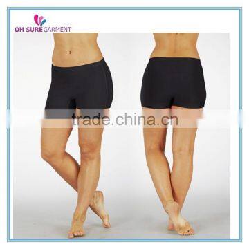 86% supplex 16% spandex womens dry fit fitness shorts