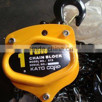 Best quality 1 ton 2 ton chain pulley block CE standard 619 chain hoist