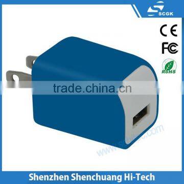 2016 SCGK charger factory in shenzhen mobile travel adapter