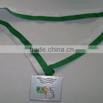 2012 white and green nice medal ribbons