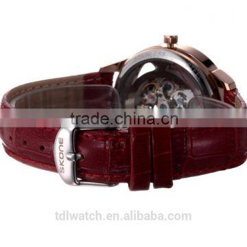 Genuine Leather Mechanical Skeleton New Girls Watchs 2014 photo-5
