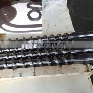 Fridge Barium Ferrute magnetic material blowing extrusion screw barrel