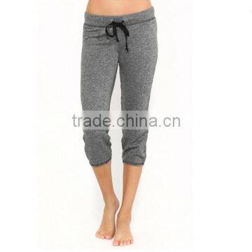 2016 New pattern cheap women jogger pants in grey in bulk