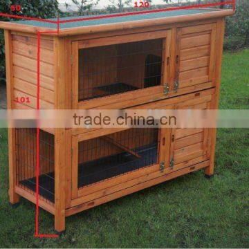 wooden rabbit cages