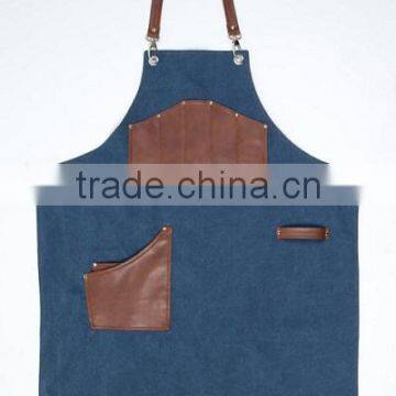 Custom High Quality Canvas Apron Leather