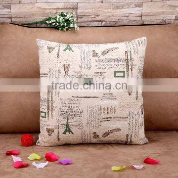 Digital Printing Motivational Pillow Cartoon English Letters Cushion Cover