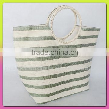 Hot sale 100% paper straw and beach bag women's bag