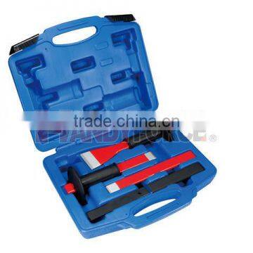 4PCS Seam Edge Chisel Set w/Holder, Body Service Tools of Auto Repair Tools