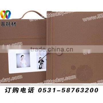 China professional high quality digital wedding album cover photobook cover