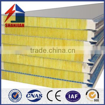 Cheap Price Waterproof Glass Wool Sandwich Panel For Wall