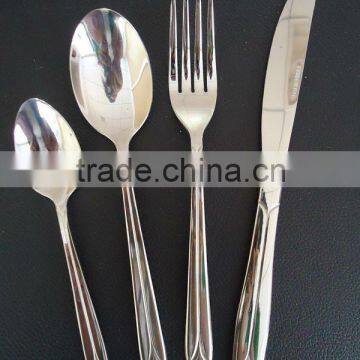 24PCS Mirror Polish Airline Cutlery