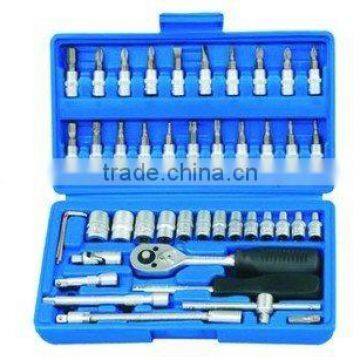 46pcs 1/4" drive socket set