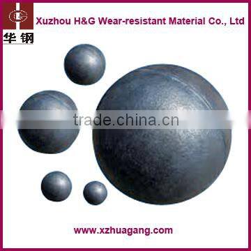 Dia120mm chrome alloyed grinding media steel ball