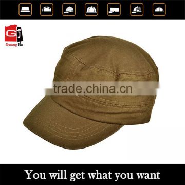 Olive and white washed cotton twill india army cap