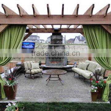 Recycled Backyard Outside Hollow Composite Wood Decking Wpc Fireproof Decking Pergola Price photo-6