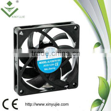 CE RoHS approval 12v 24v 70mm 7015 70x70x25mm dc cooling fan