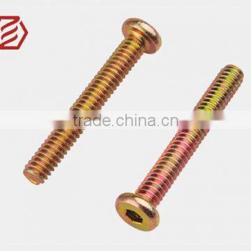 QC 215 pan head Inside hex color zinc plated screw