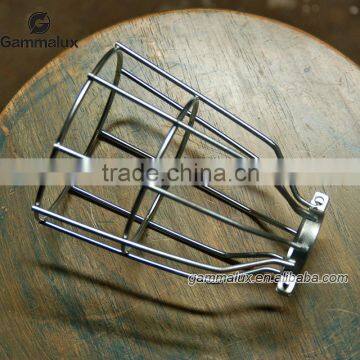 Bulb Guard, Clamp On Metal Lamp Cage, For Vintage Trouble Light Industrial