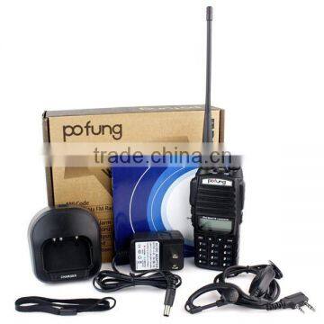 handheld radio 5W 128CH UHF 400-520mhz VHF136-174mhz Baofeng pofung UV-82 ham two way radio