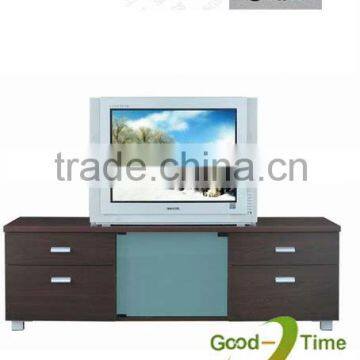 fsc modern melamine wood led tv stand design factory