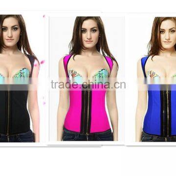 Ann Chery Body Shaper double zipper Vest Waist Trainer Corsets Slimming Belt