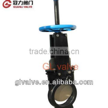 Bi-directional knife gate valve