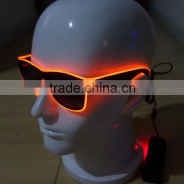 Specialize in High luminance Red EL wire sunglasses / Red EL sunglasses / Red EL glasses