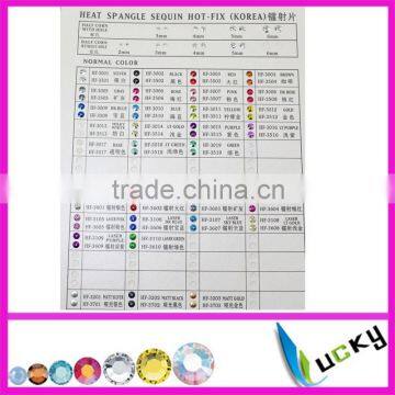 2015 NEWEST Design Fashion Hotfix Spangle Heat Sequin DARK BLUE Middle Hole 3mm 4mm 5mm 6mm photo-5