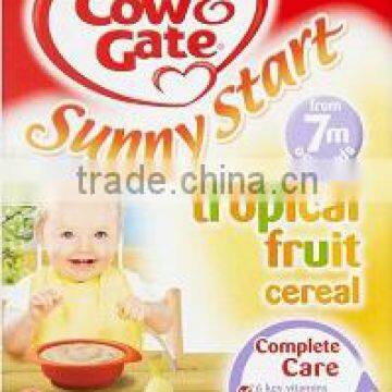 Cow&Gate tropical fruit cereal 4 x 200g